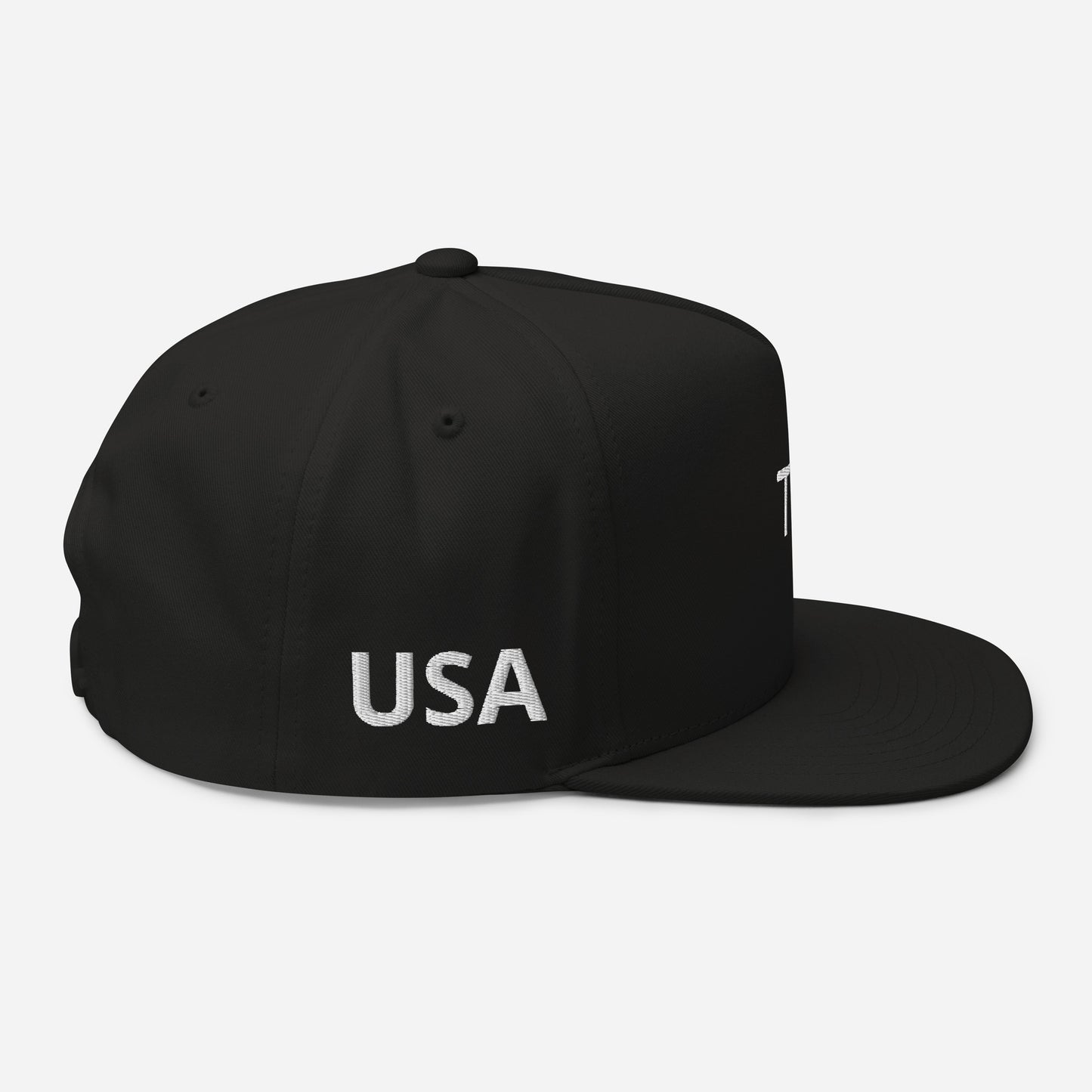 TRUMP #47 Flat Bill Cap BLACK